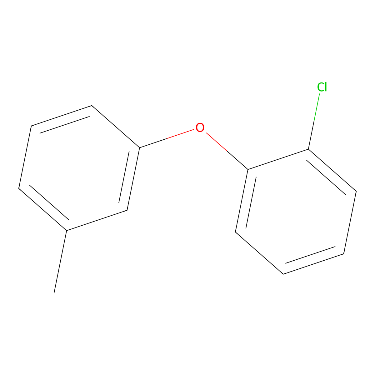 1-(2-Chlorophenoxy)-3-methylbenzene molecular structure, CAS 68486-09-9
