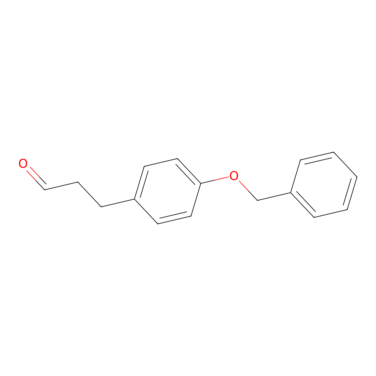 3-(4-(Benzyloxy)phenyl)propanal molecular structure, CAS 68486-77-1