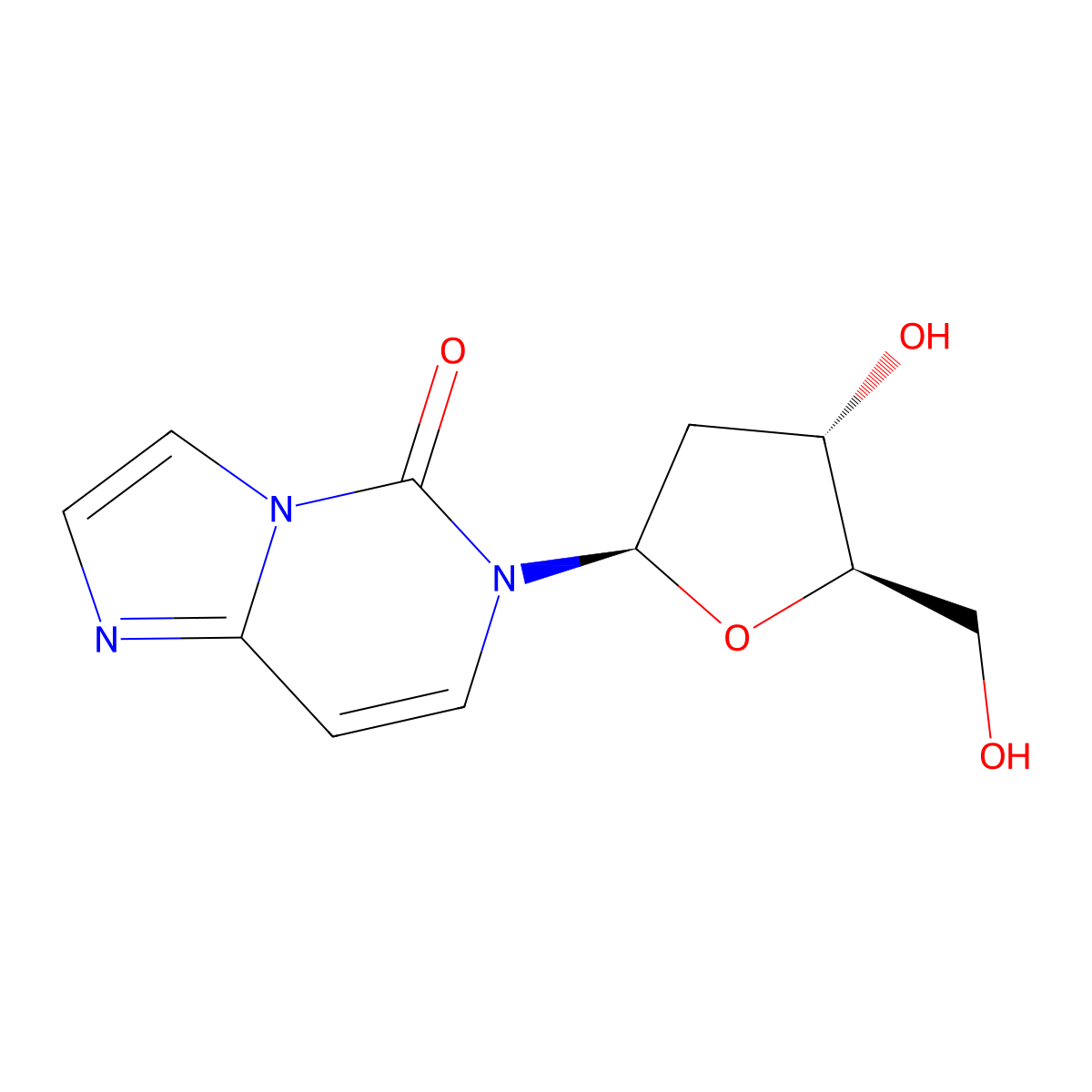 Ethenodeoxycytidine molecular structure, CAS 68498-26-0