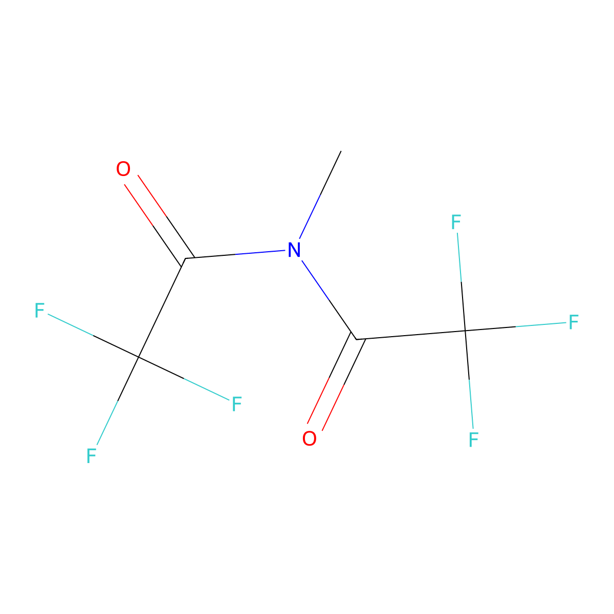 N-Methylbis(trifluoroacetyl)imide molecular structure, CAS 685-27-8