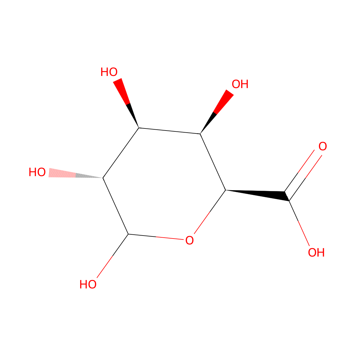D-Galacturonic Acid molecular structure, CAS 685-73-4