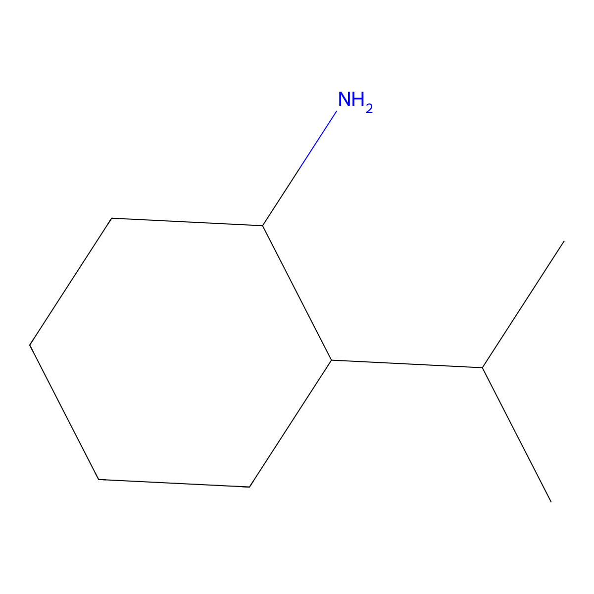 2-(1-Methylethyl)cyclohexanamine molecular structure, CAS 6850-64-2