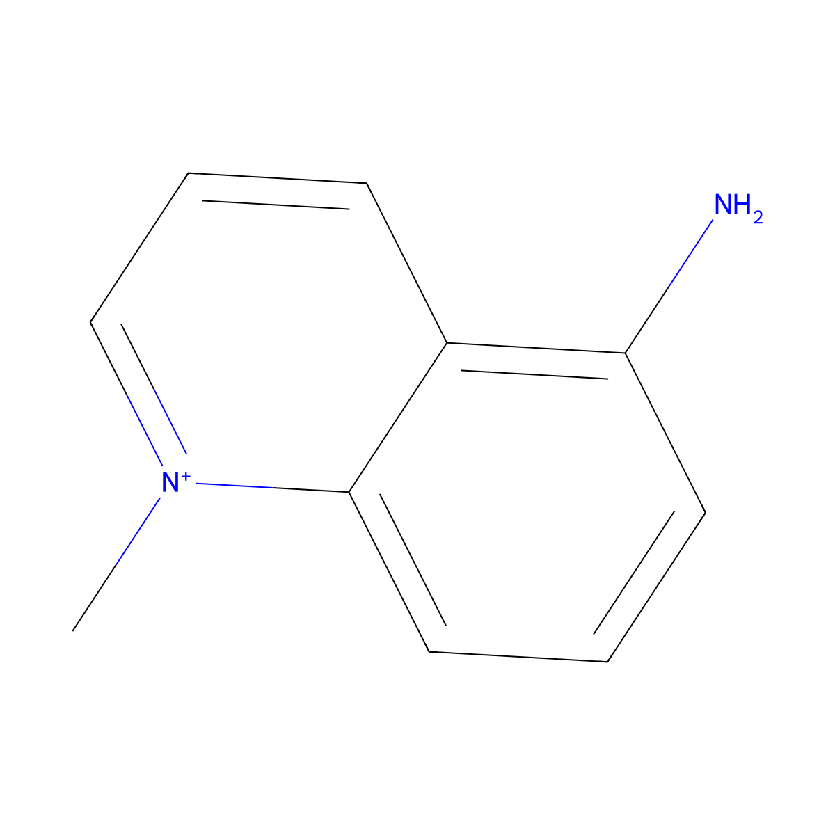 5-Amino-1-methylquinolinium molecular structure, CAS 685079-15-6