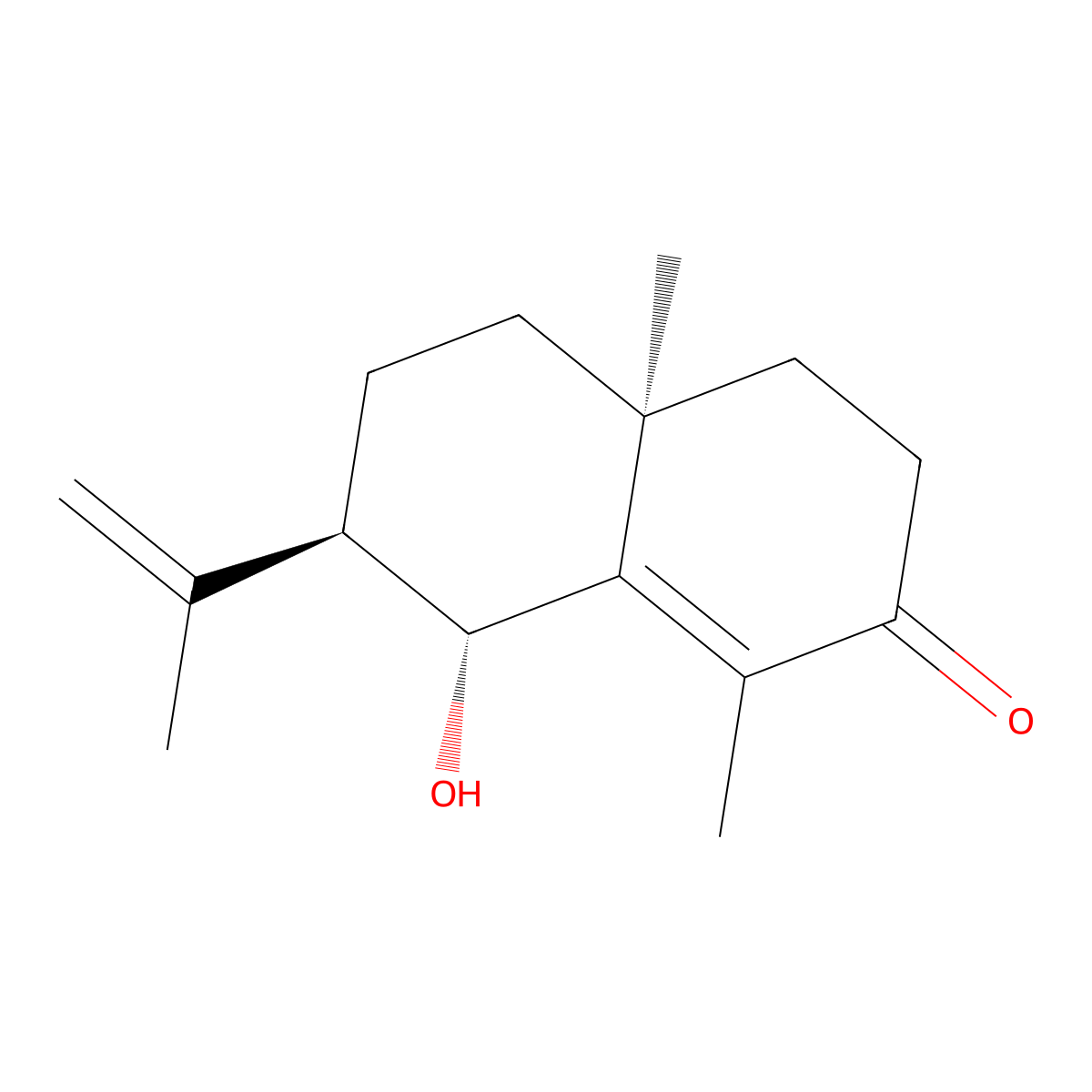 6beta-Hydroxy-7-epi-alpha-cyperone molecular structure, CAS 6851-55-4