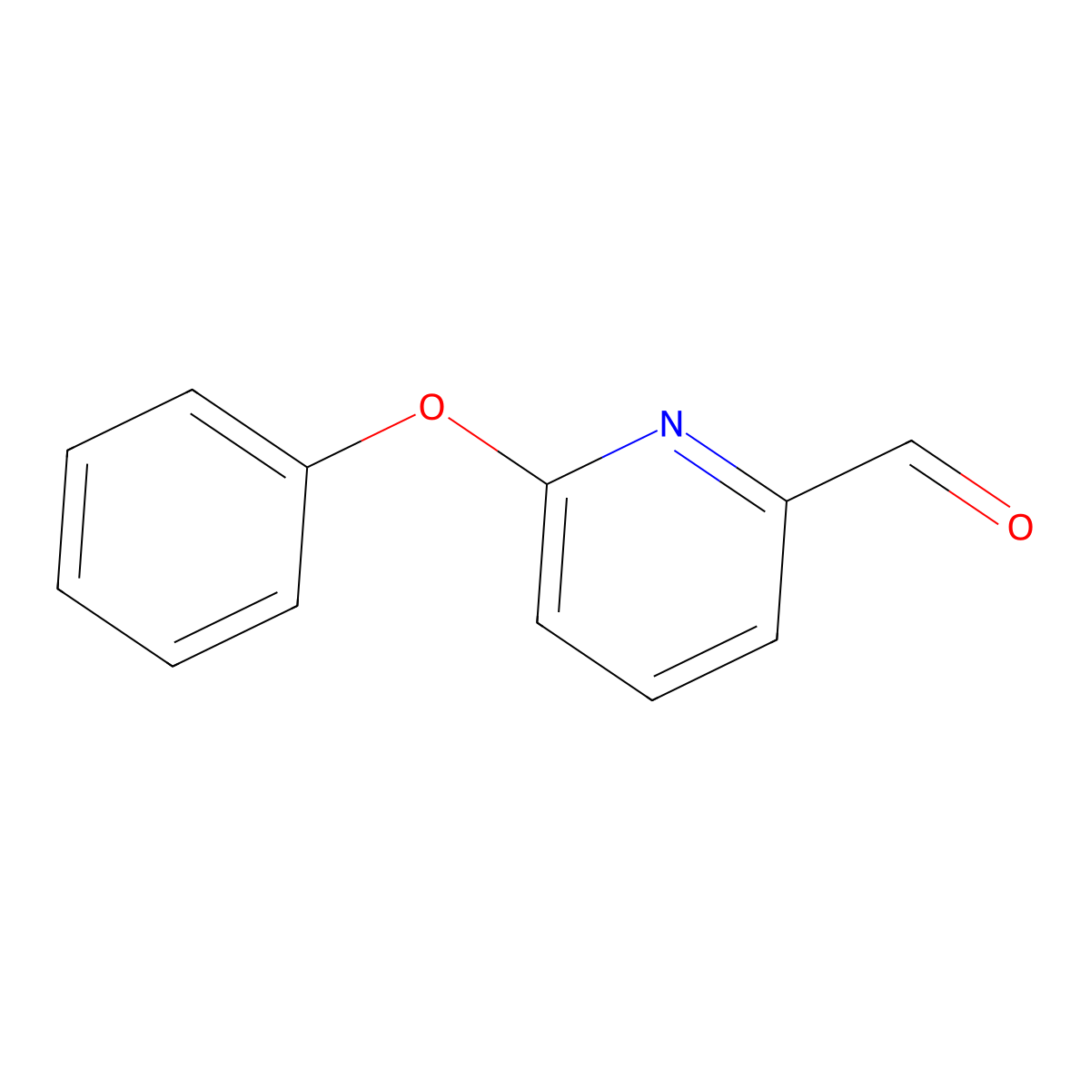 6-Phenoxypyridine-2-carbaldehyde molecular structure, CAS 68523-22-8