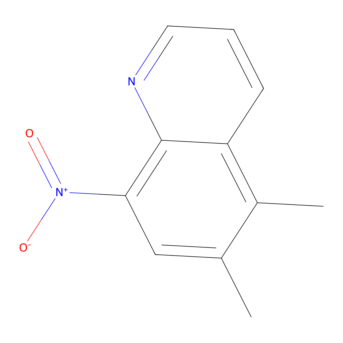 5,6-Dimethyl-8-nitroquinoline molecular structure, CAS 68527-68-4