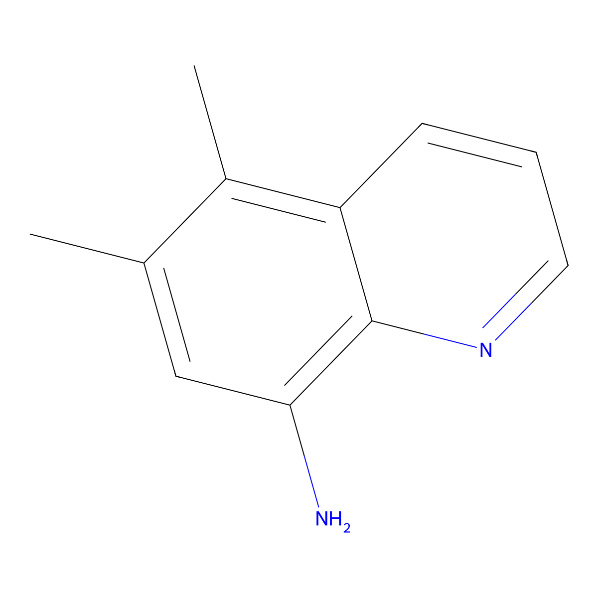 5,6-Dimethyl-8-aminoquinoline molecular structure, CAS 68527-69-5