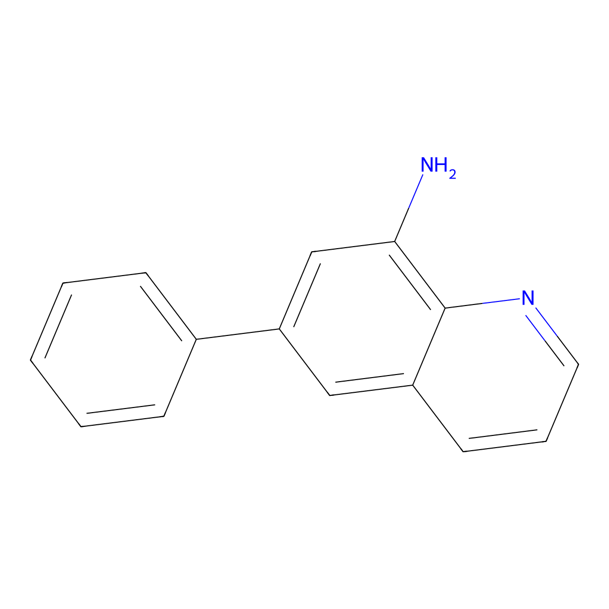 8-Quinolinamine, 6-phenyl- molecular structure, CAS 68527-71-9