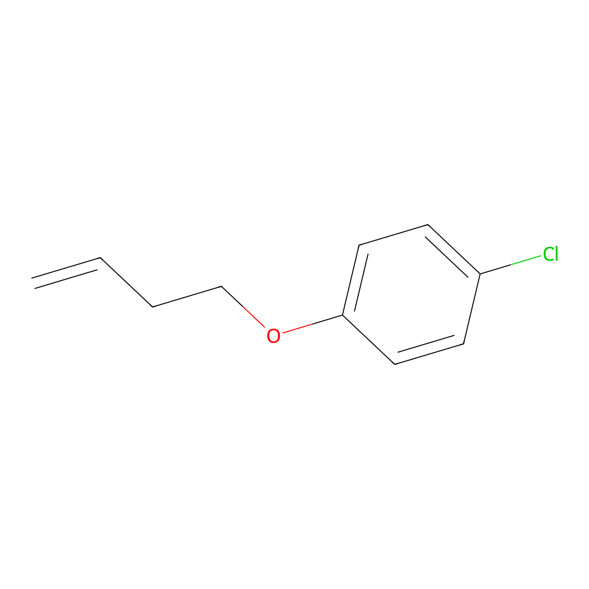 1-(But-3-en-1-yloxy)-4-chlorobenzene molecular structure, CAS 68537-05-3