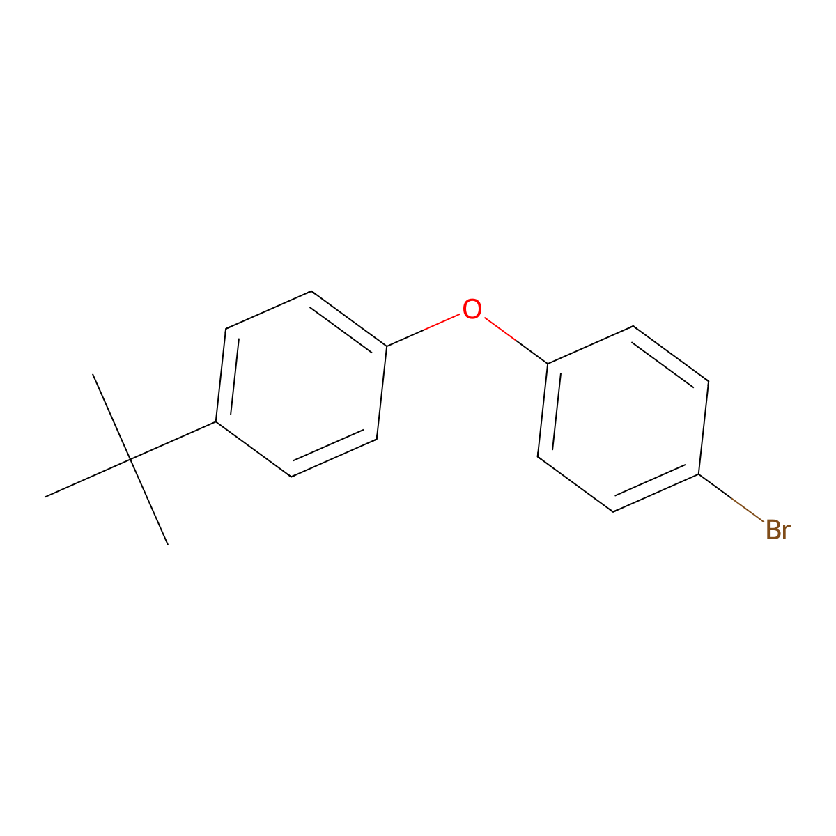 1-(4-Bromophenoxy)-4-tert-butylbenzene molecular structure, CAS 68549-76-8