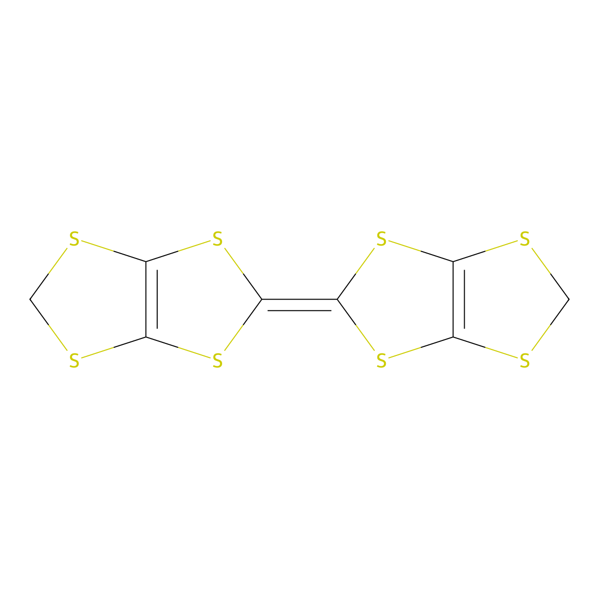 2-(2H,5H-(1,3)Dithiolo(4,5-d)(1,3)dithiol-2-ylidene)-2H,5H-(1,3)dithiolo(4,5-d)(1,3)dithiole molecular structure, CAS 68550-20-9