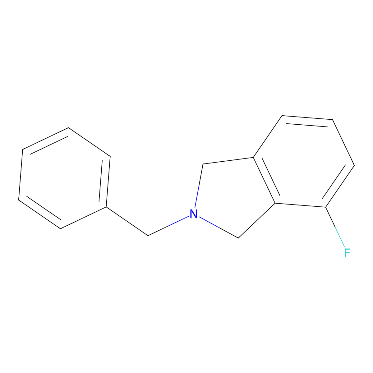 2-Benzyl-4-fluoroisoindoline molecular structure, CAS 685565-16-6