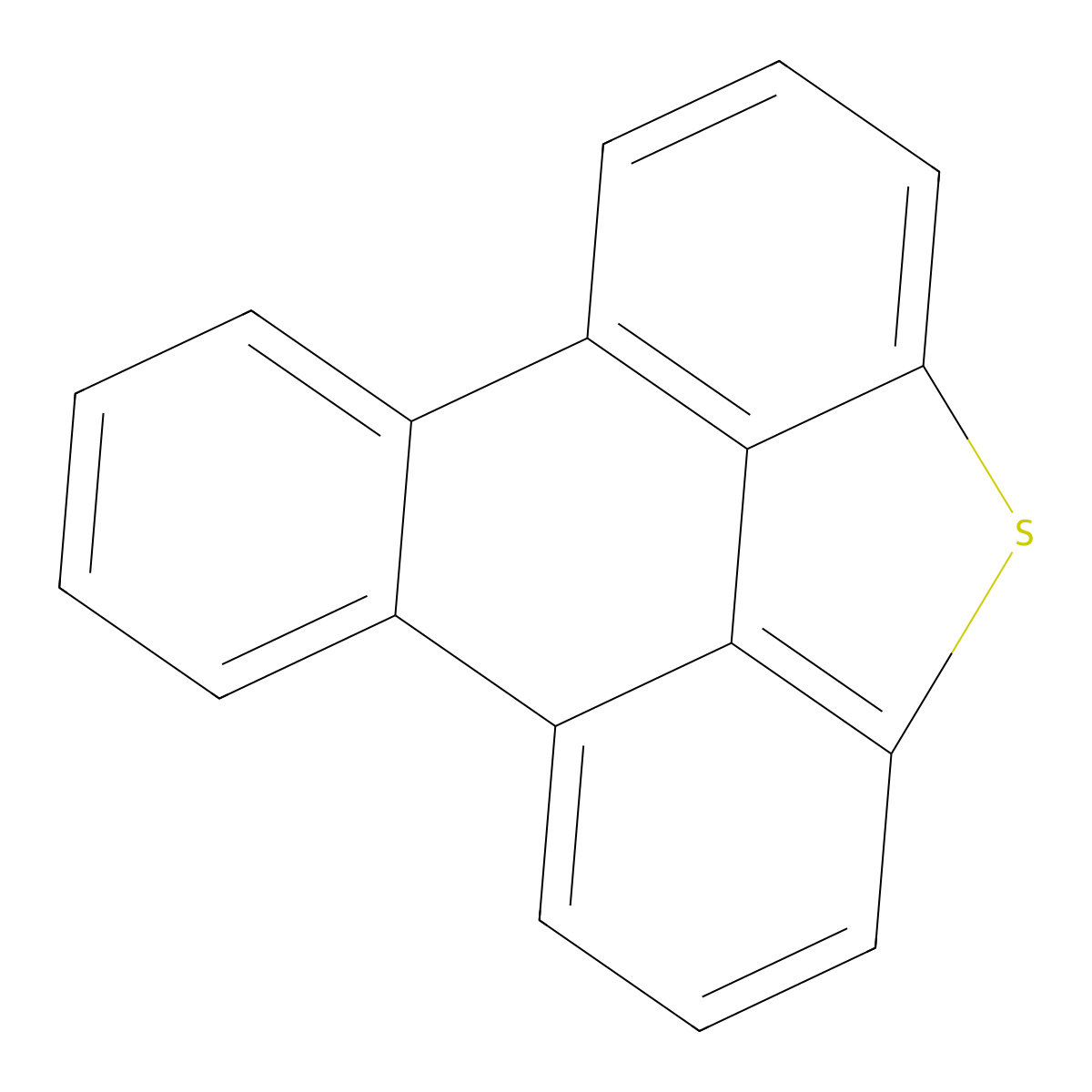Triphenyleno(4,5-bcd)thiophene molecular structure, CAS 68558-73-6