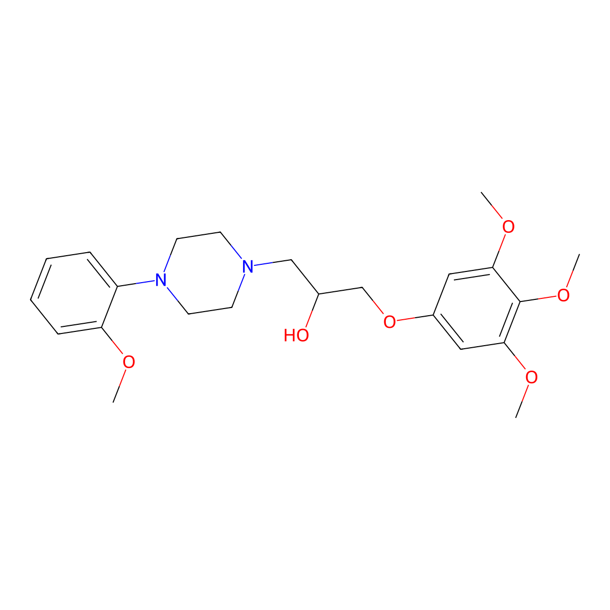 Enciprazine molecular structure, CAS 68576-86-3