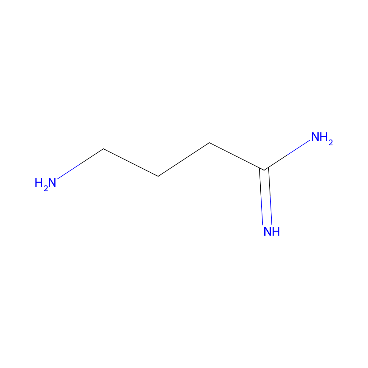 4-Aminobutanimidamide molecular structure, CAS 685818-68-2