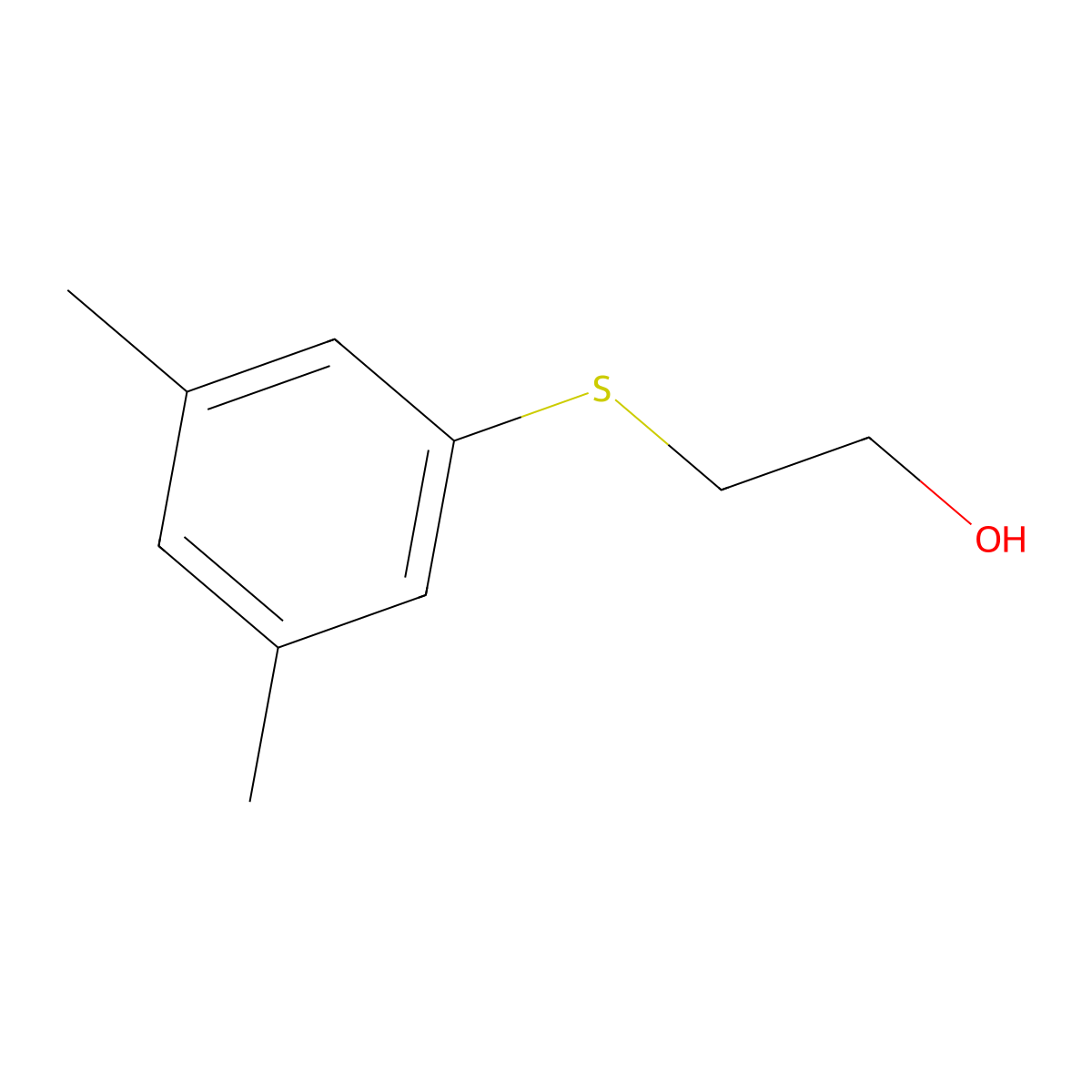 3,5-Dimethylphenylthioethanol molecular structure, CAS 685892-26-6