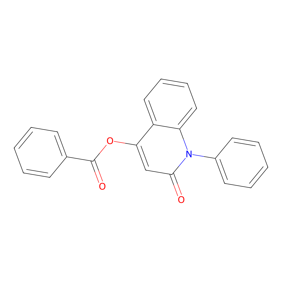 2(1H)-Quinolinone, 4-(benzoyloxy)-1-phenyl- molecular structure, CAS 685895-32-3