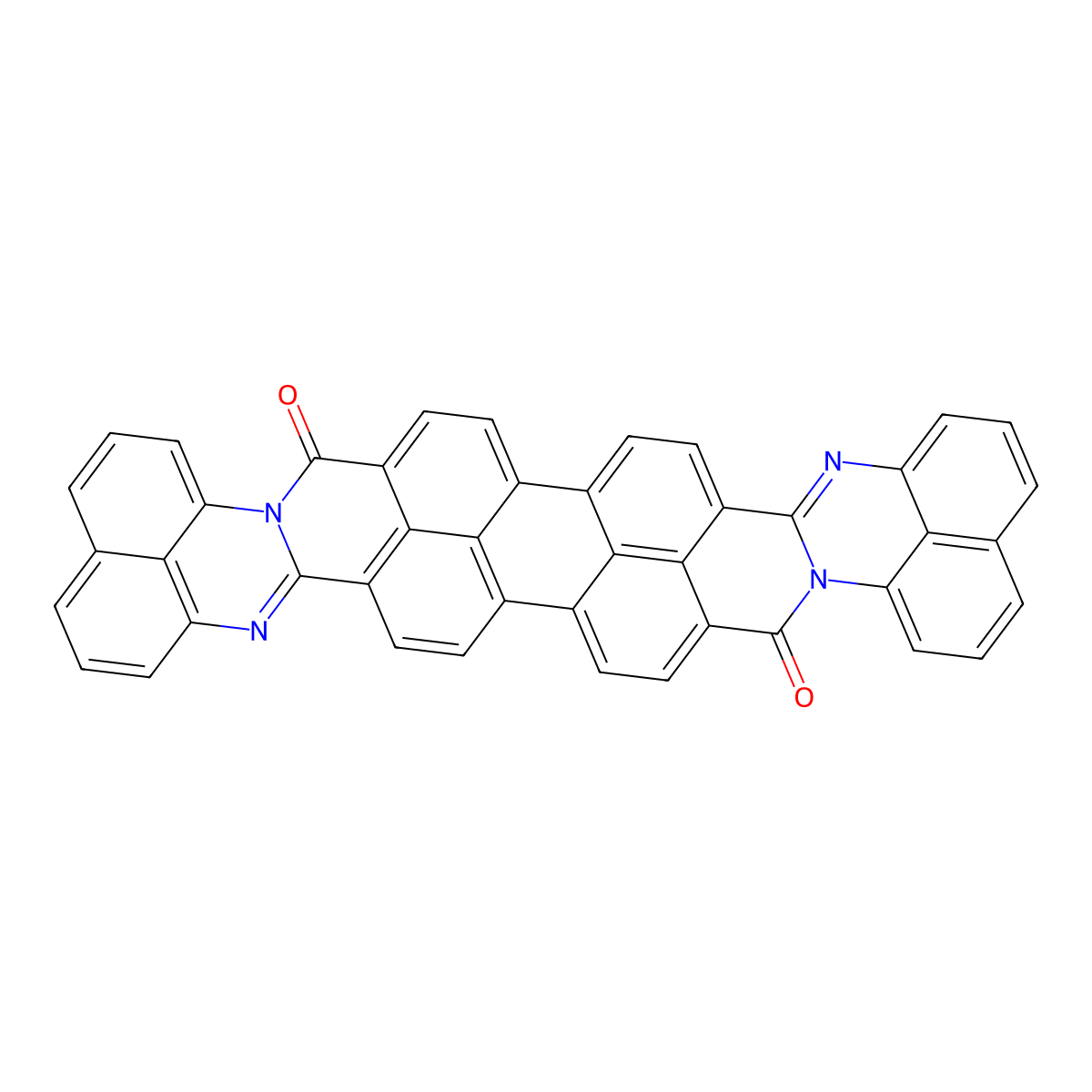 Anthra(2'',1'',9'':4,5,6;6'',5'',10'':4',5',6')diisoquino(2,1-a:2',1'-a')diperimidine-12,25-dione molecular structure, CAS 6859-32-1