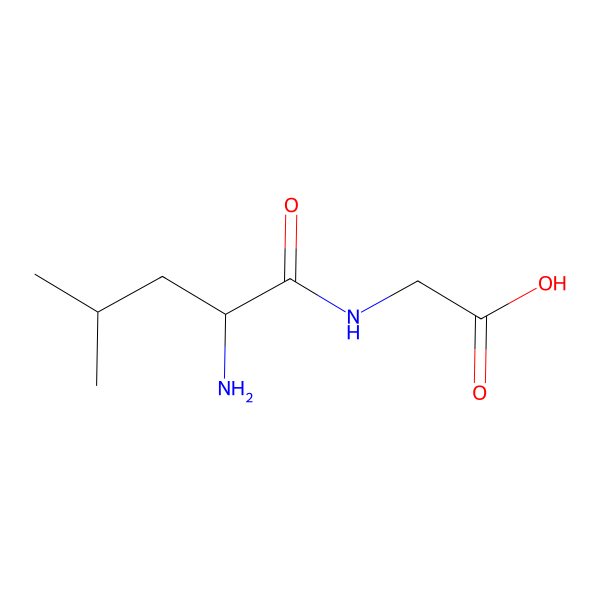 Leu-Gly molecular structure, CAS 686-50-0