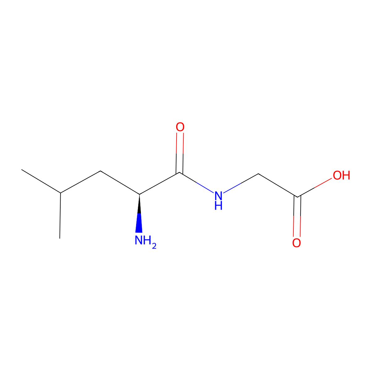 Leu-Gly molecular structure, CAS 686-50-0