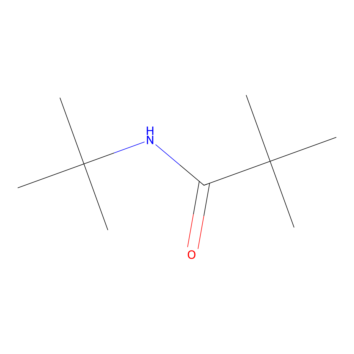N-tert-Butylpivalamide molecular structure, CAS 686-96-4