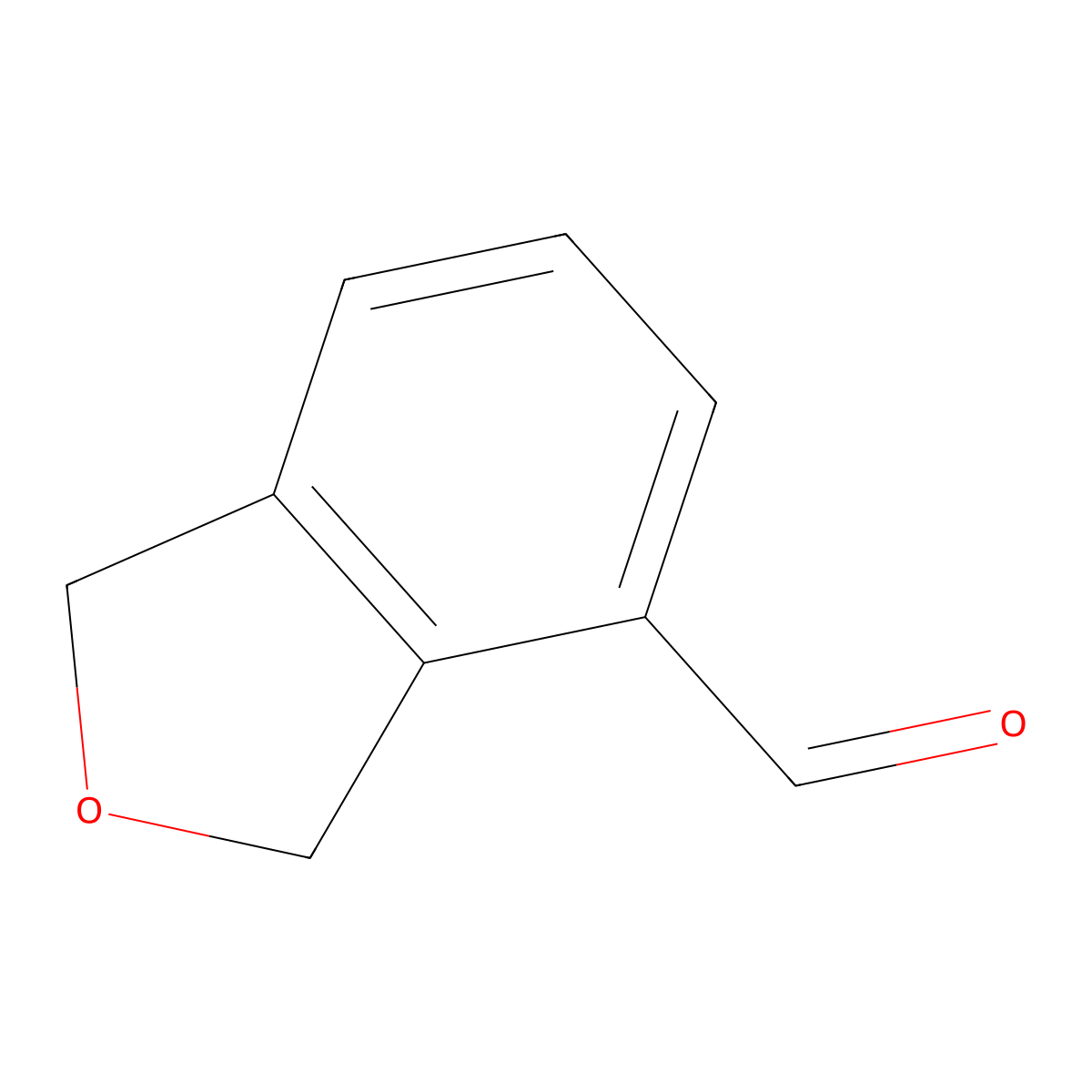 1,3-Dihydro-2-benzofuran-4-carbaldehyde molecular structure, CAS 6860-94-2