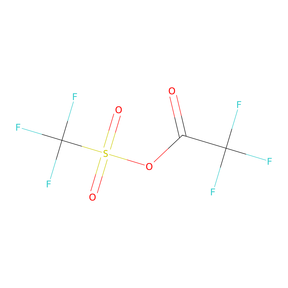 Trifluoroacetyl Triflate [Powerful Trifluoroacetylating Reagent] molecular structure, CAS 68602-57-3
