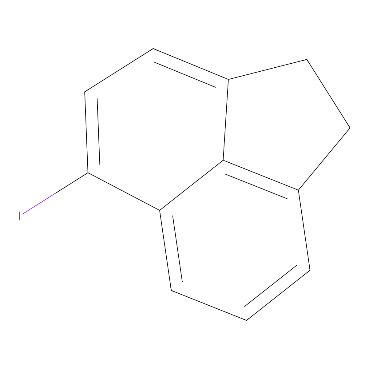 5-Iodo-1,2-dihydroacenaphthylene molecular structure, CAS 6861-64-9