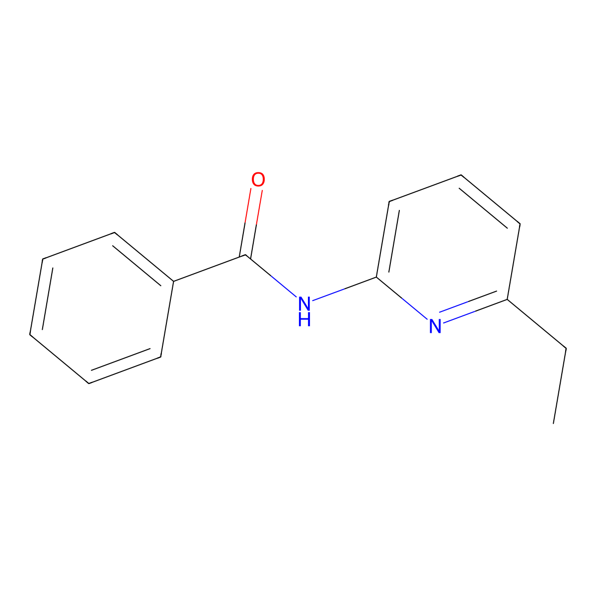 N-(6-Ethylpyridin-2-yl)benzamide molecular structure, CAS 686290-03-9