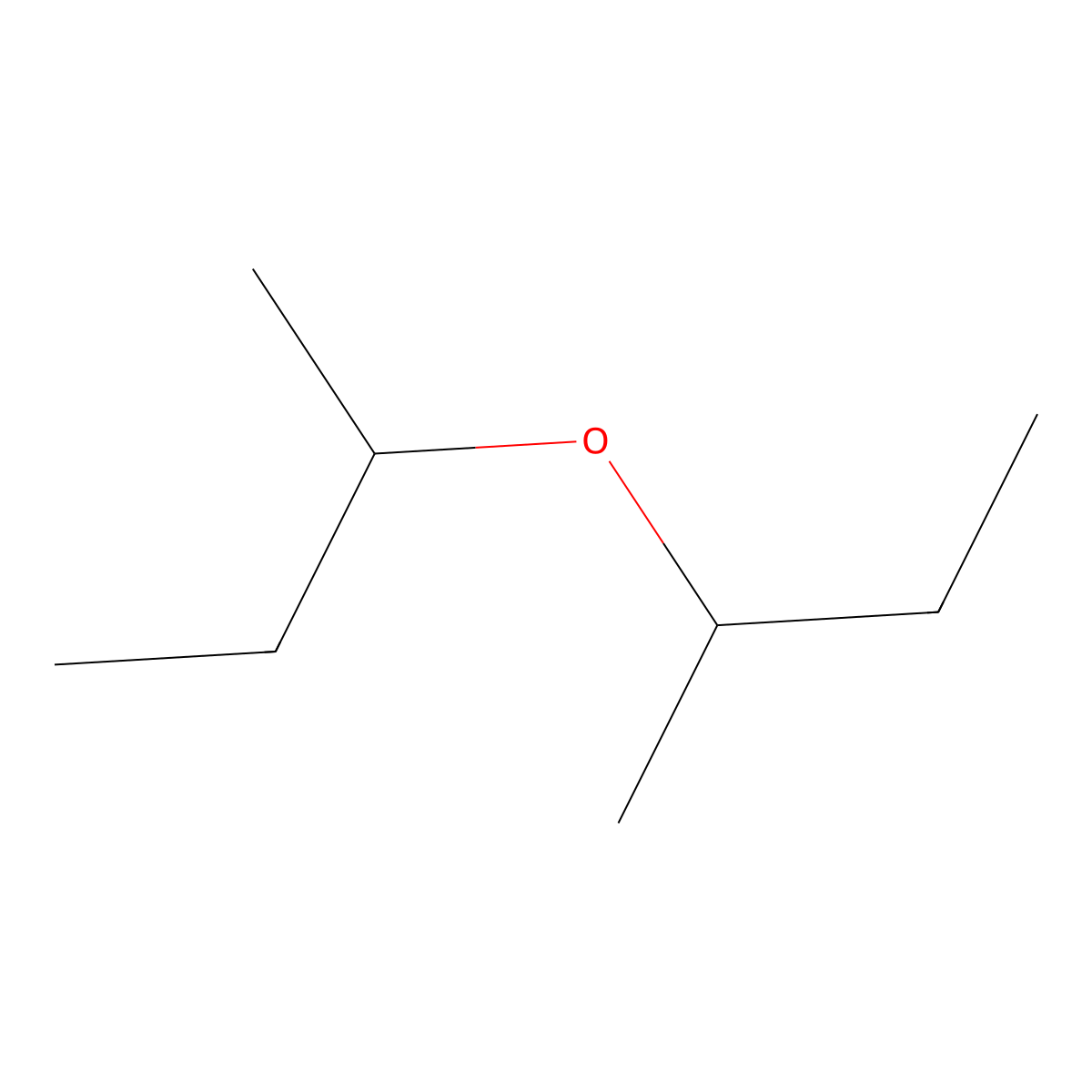 Bis(2-butyl) ether molecular structure, CAS 6863-58-7