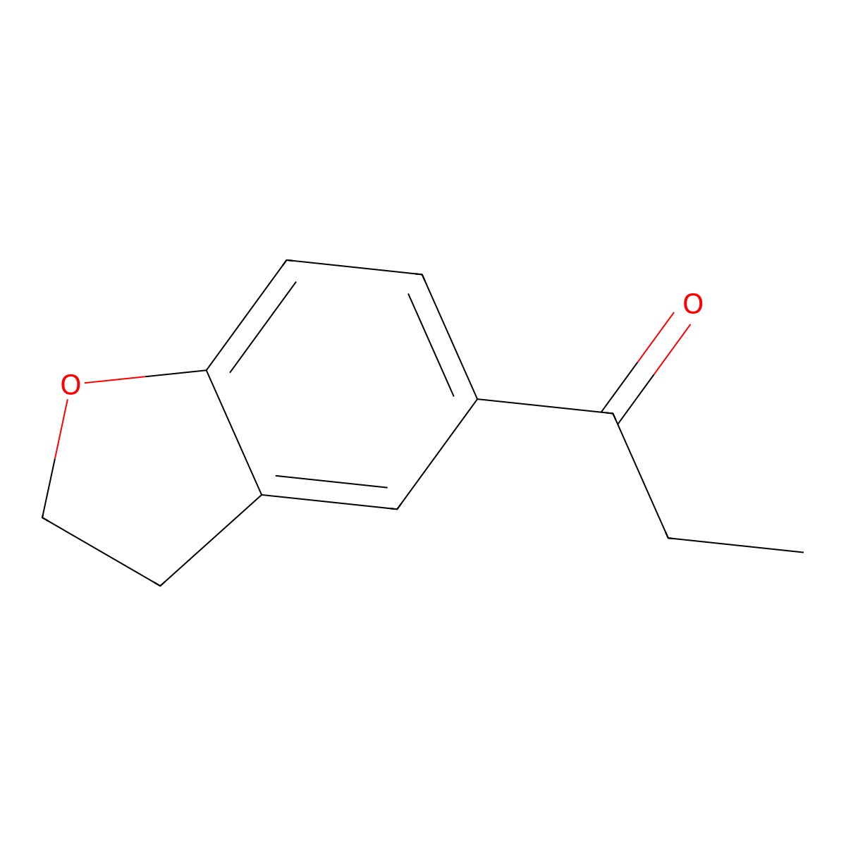 1-(2,3-Dihydro-1-benzofuran-5-yl)propan-1-one molecular structure, CAS 68660-11-7