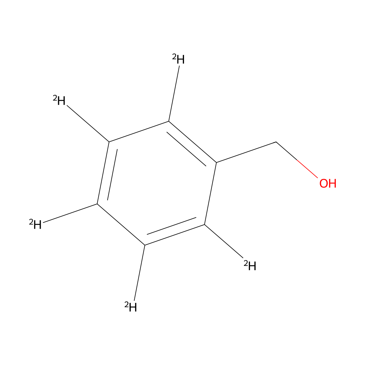 (~2~H_5_)Phenylmethanol molecular structure, CAS 68661-10-9