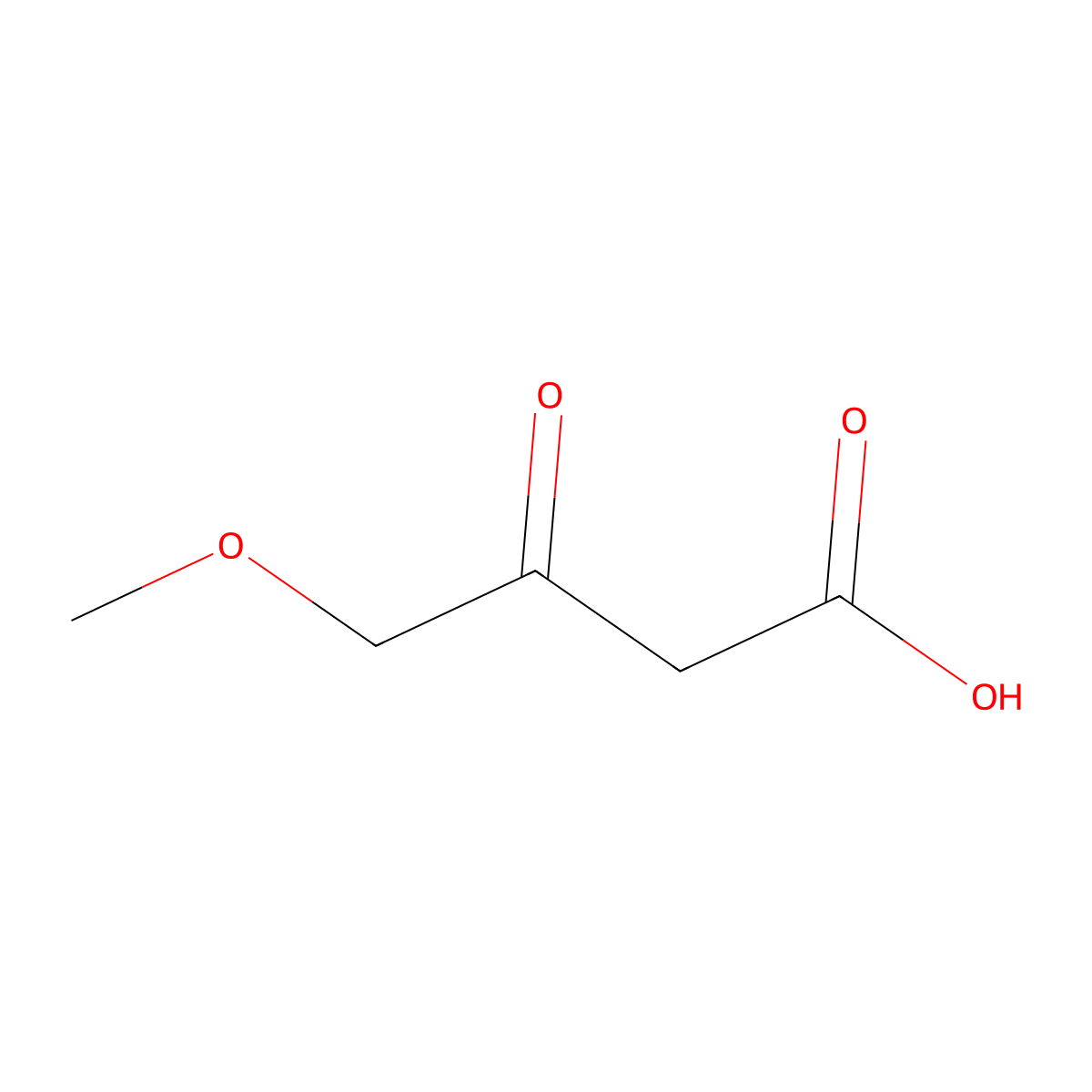 4-Methoxy-3-oxobutanoic acid molecular structure, CAS 68665-45-2