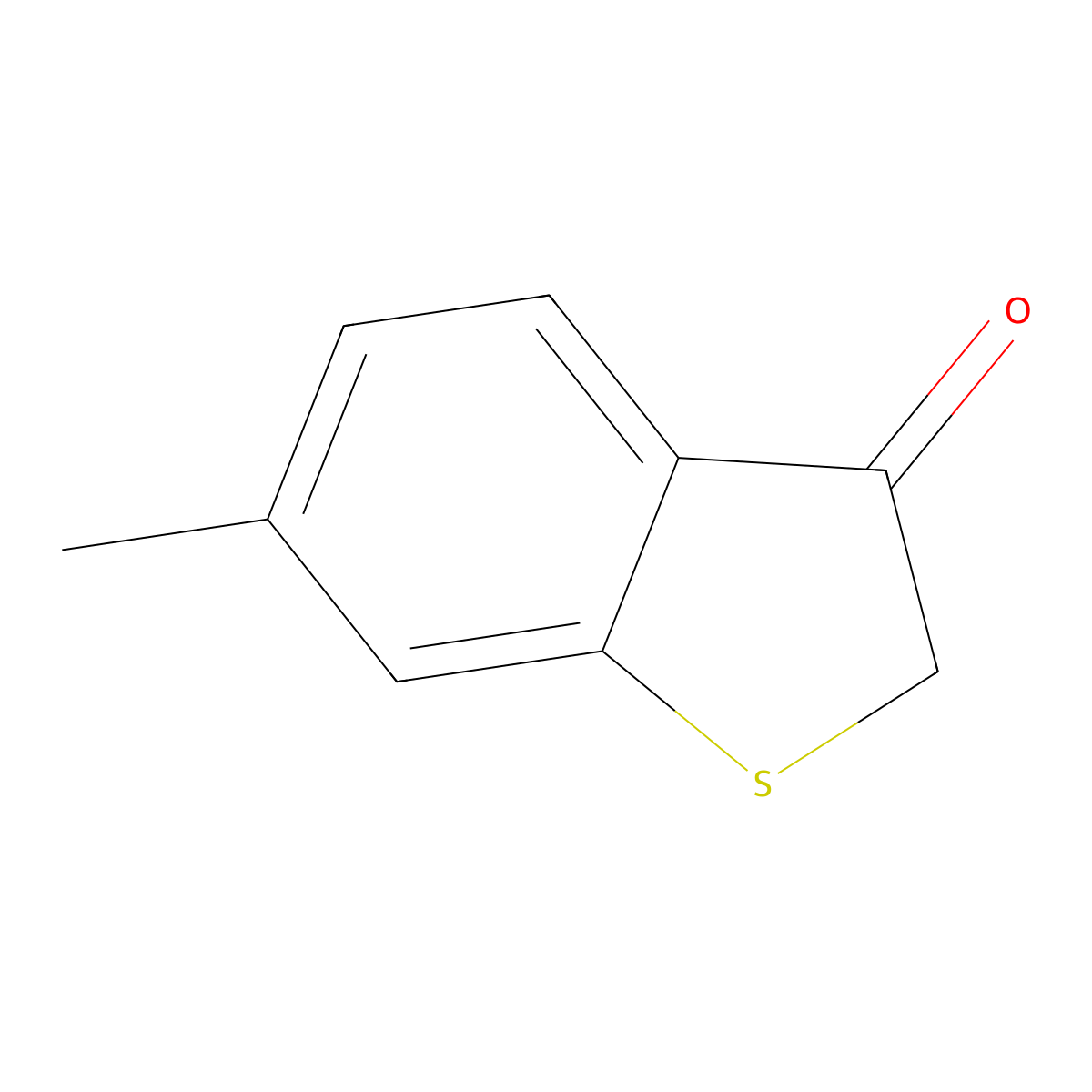 6-Methyl-2,3-dihydro-1-benzothiophen-3-one molecular structure, CAS 68670-98-4