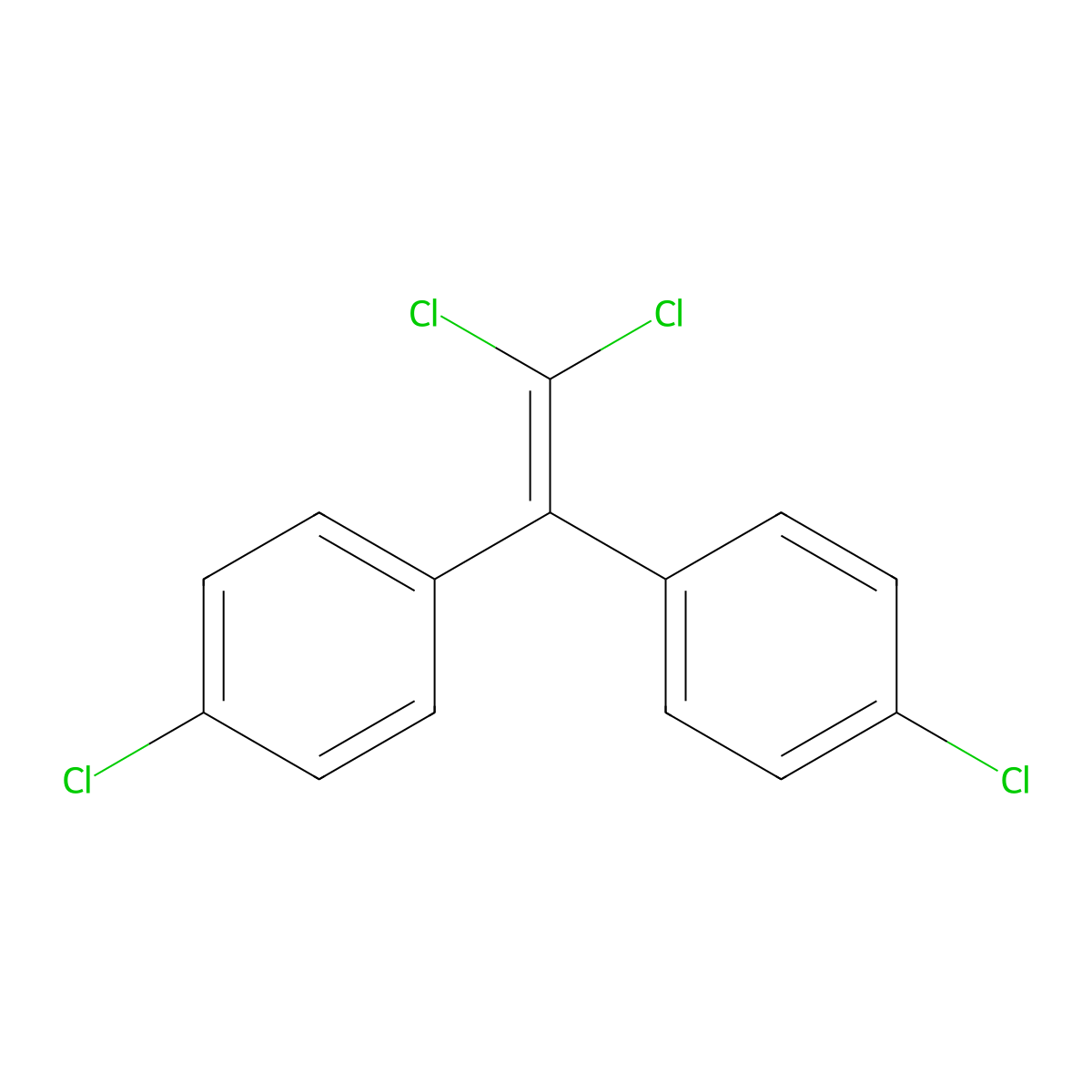 P,P'-dde molecular structure, CAS 68679-99-2
