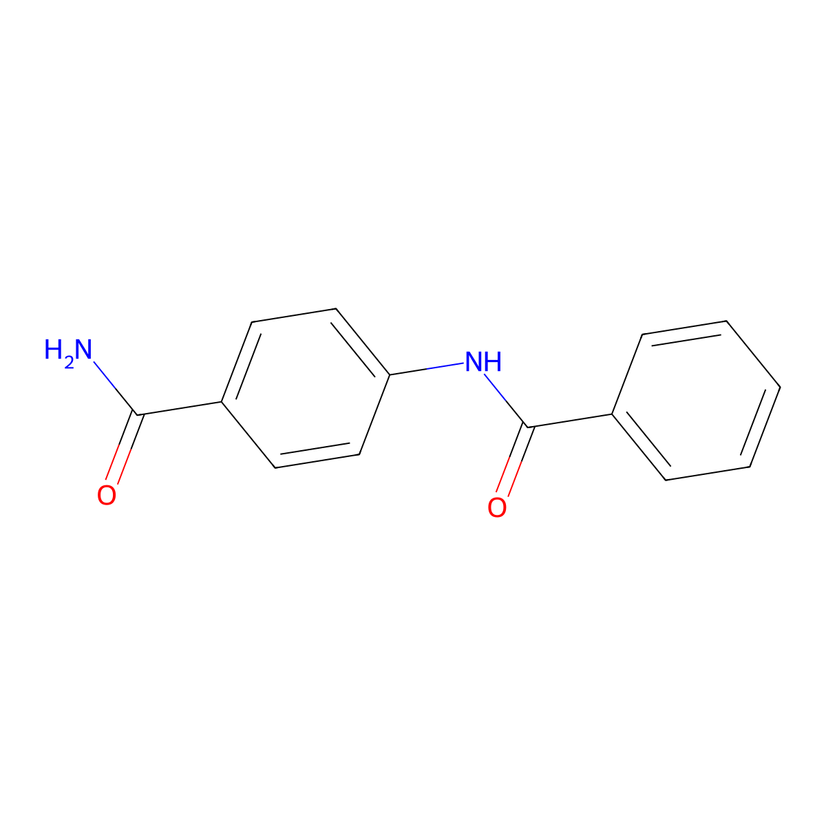 4-Benzamidobenzamide molecular structure, CAS 68688-78-8