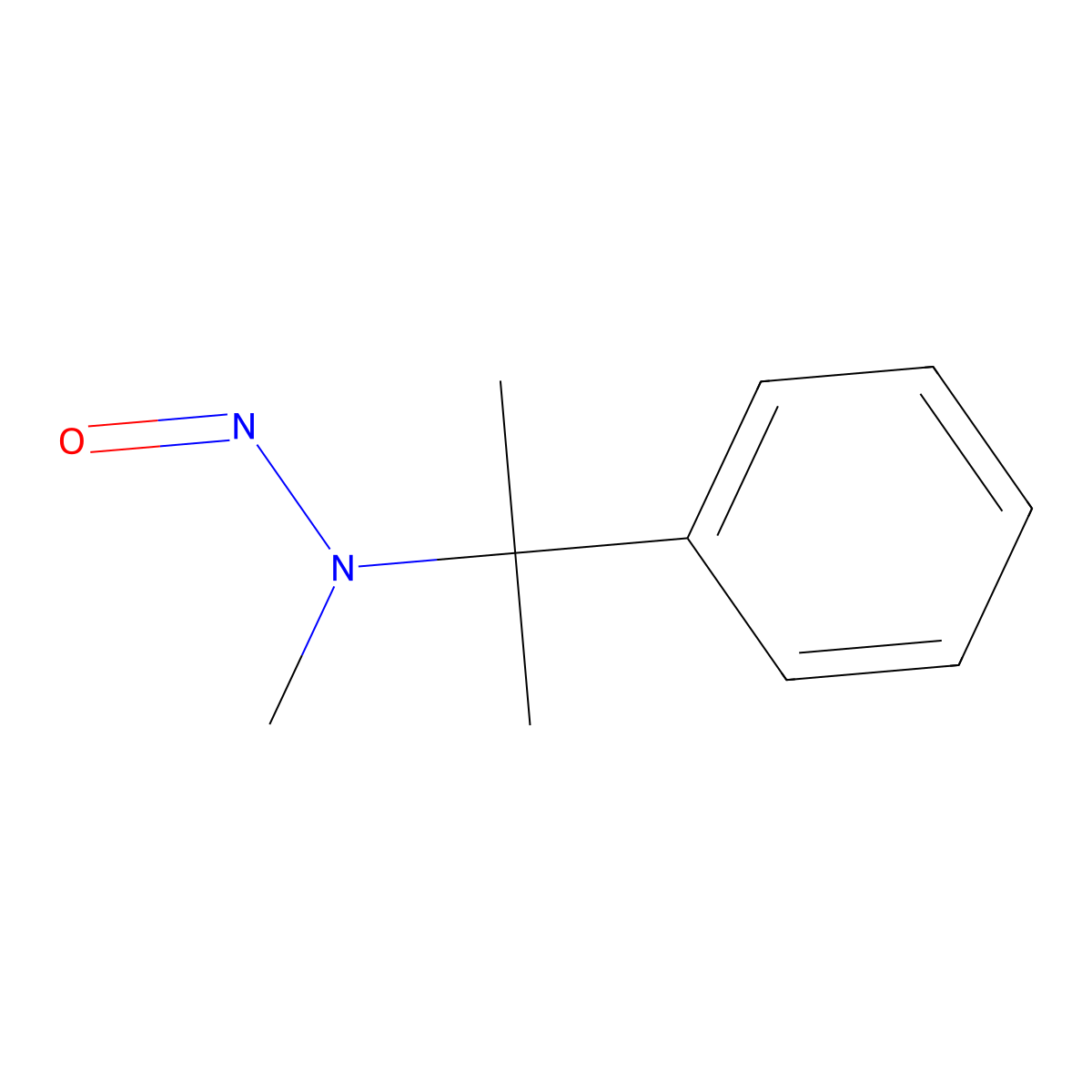 Benzylamine, N-nitroso-alpha,alpha,N-trimethyl- molecular structure, CAS 68690-90-4