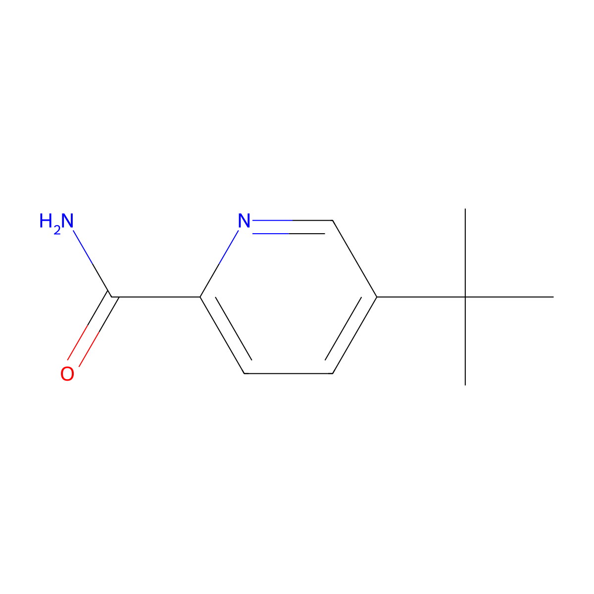 5-(tert-Butyl)picolinamide molecular structure, CAS 68692-47-7