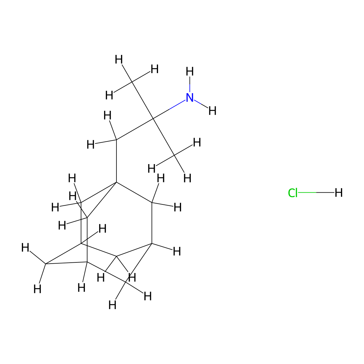 Somantadine Hydrochloride molecular structure, CAS 68693-30-1