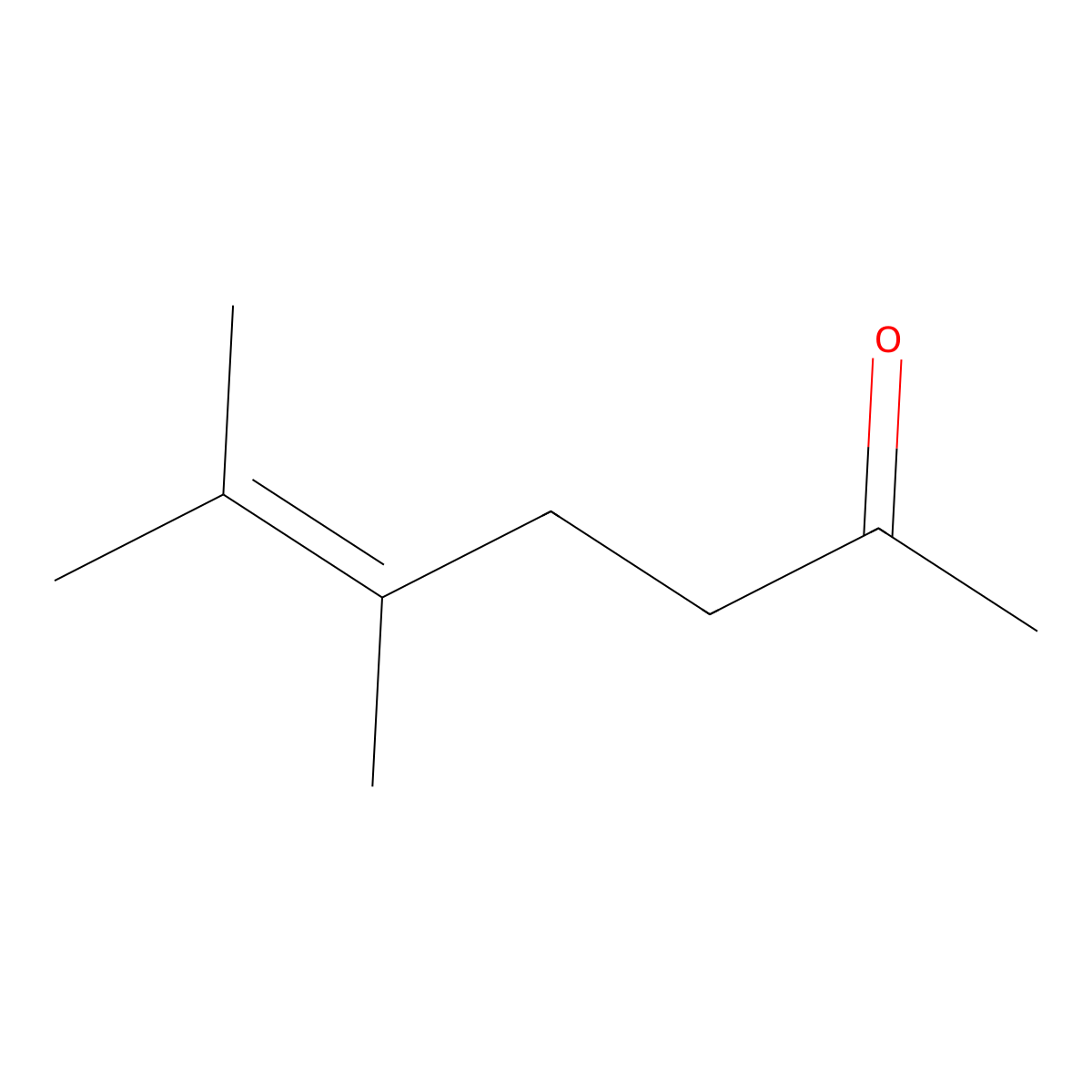 5,6-Dimethyl-5-hepten-2-one molecular structure, CAS 687-68-3