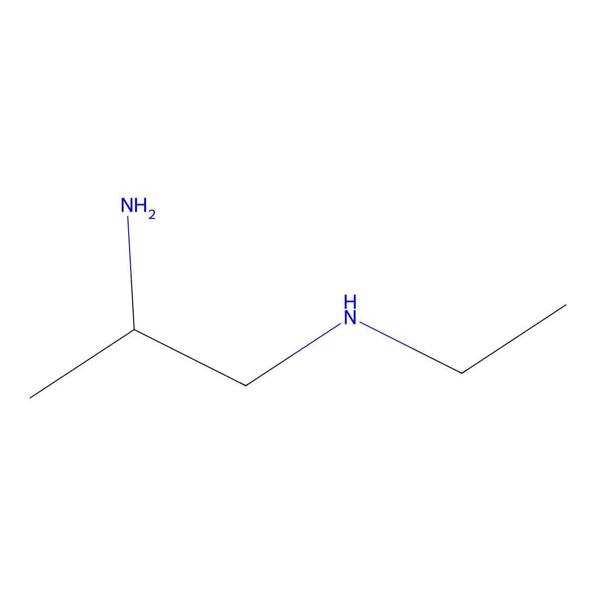 (2-Aminopropyl)(ethyl)amine molecular structure, CAS 68713-14-4