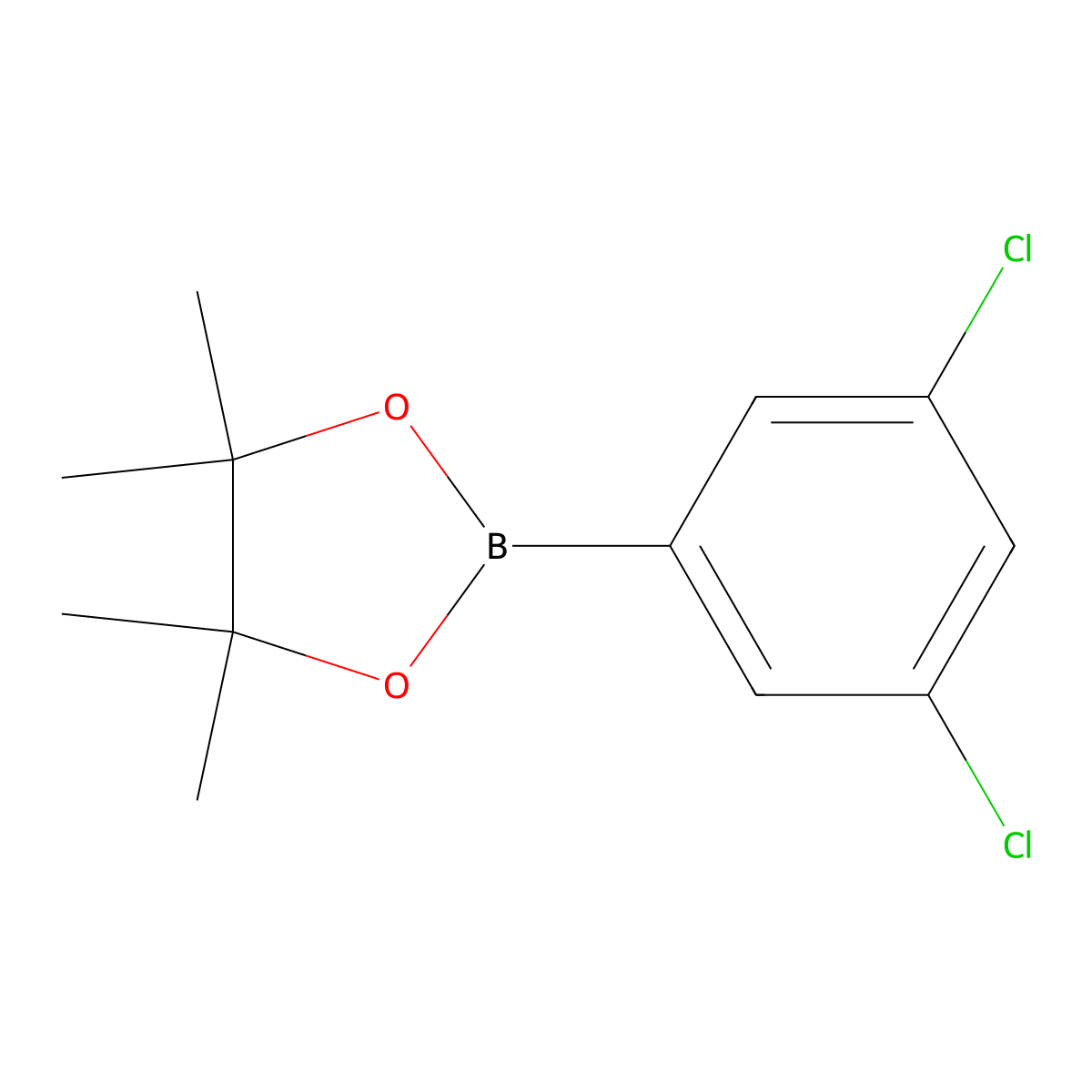2-(3,5-Dichlorophenyl)-4,4,5,5-tetramethyl-1,3,2-dioxaborolane molecular structure, CAS 68716-51-8