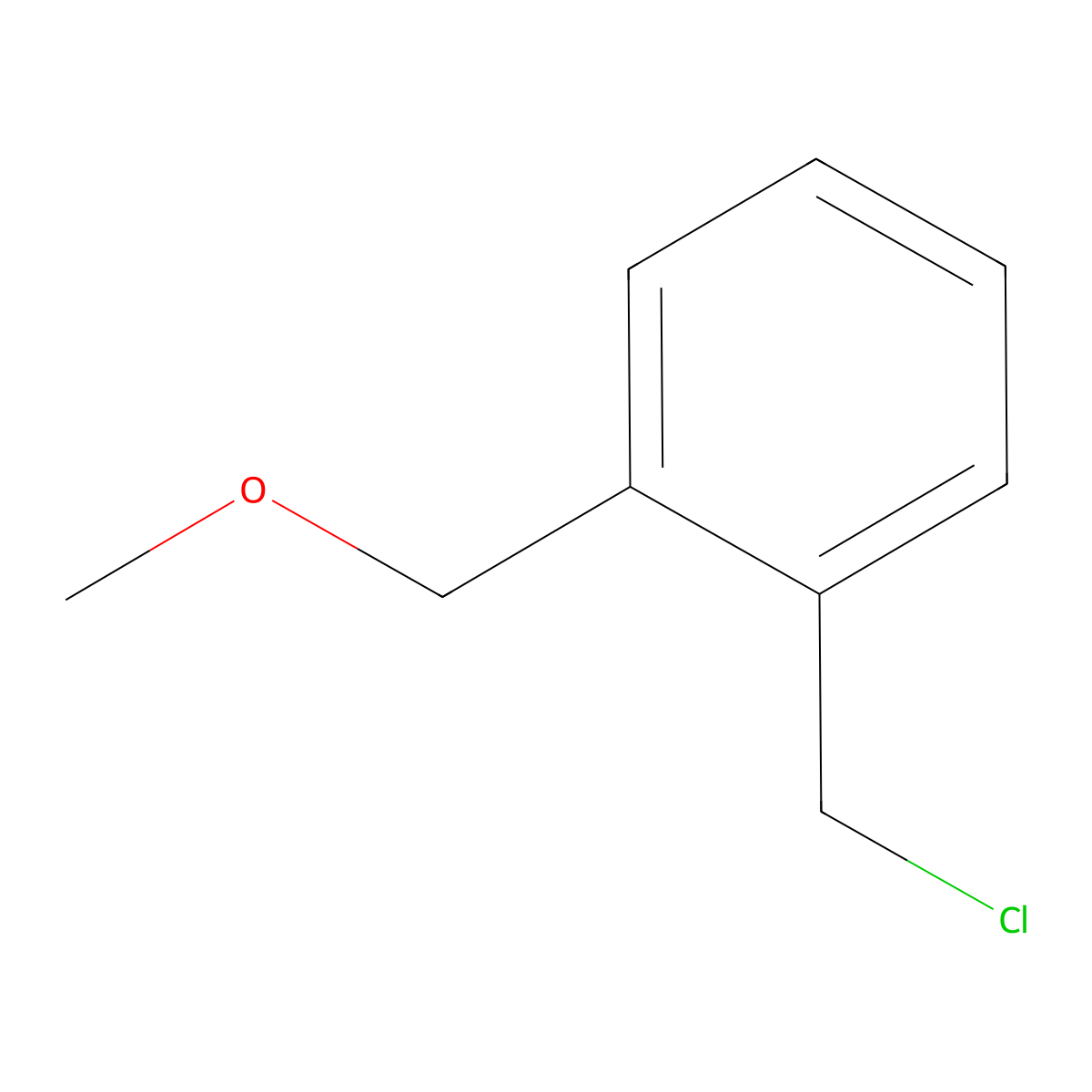 1-(Chloromethyl)-2-(methoxymethyl)benzene molecular structure, CAS 68718-99-0