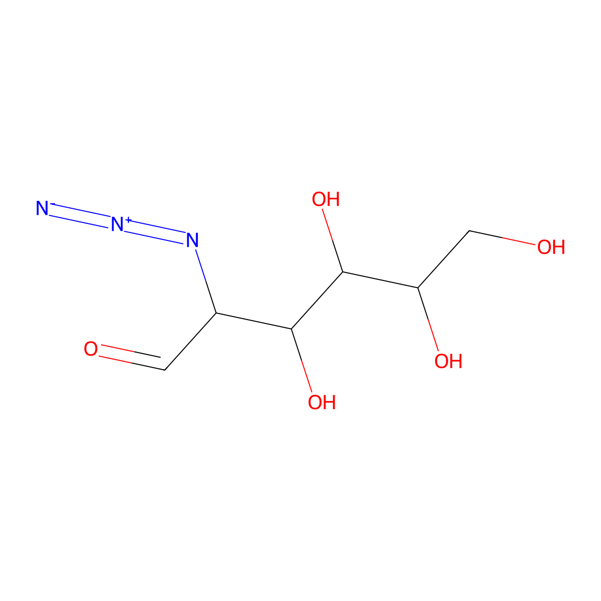 2-Azido-2-deoxy-D-galactose molecular structure, CAS 68733-26-6