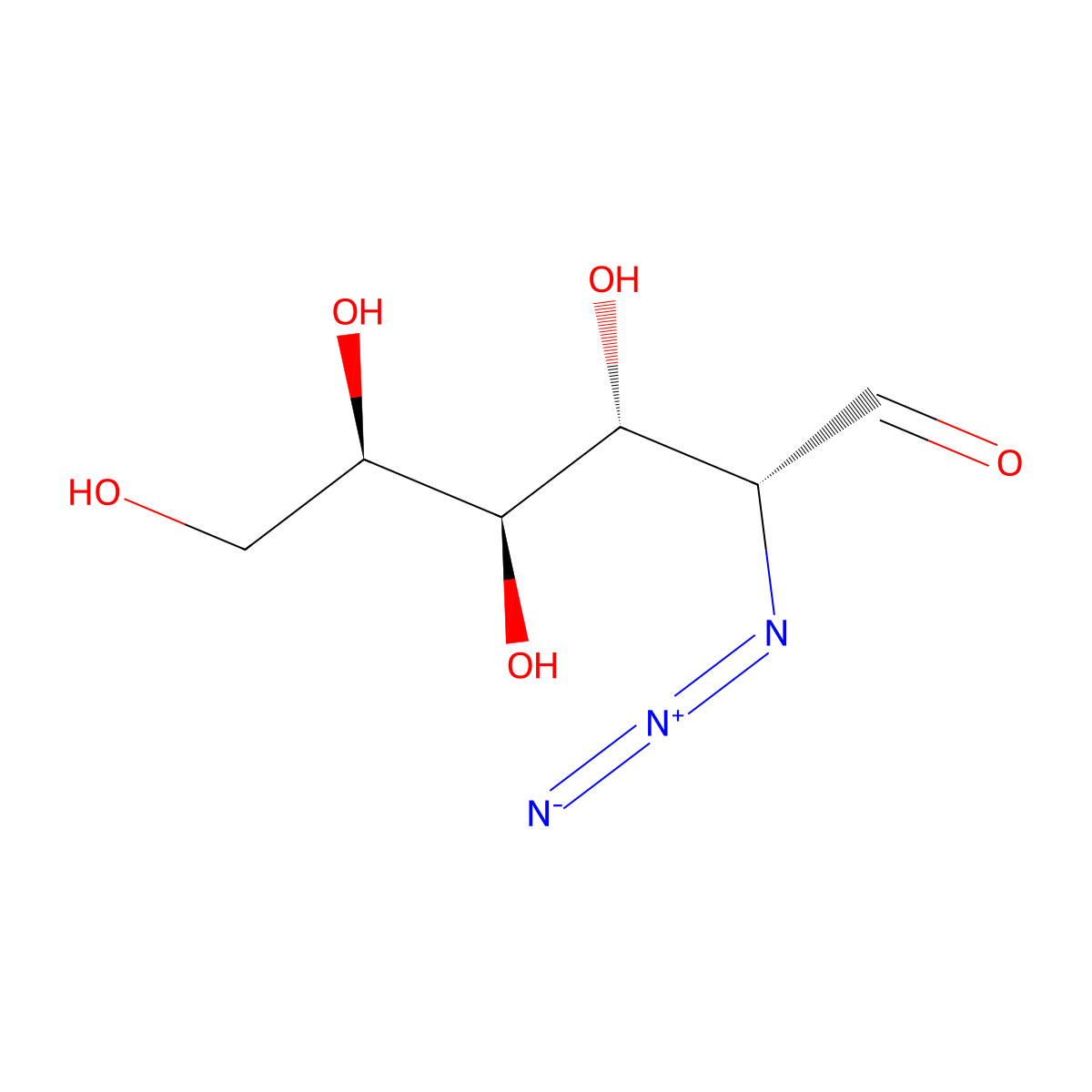 2-Azido-2-deoxy-D-galactose molecular structure, CAS 68733-26-6