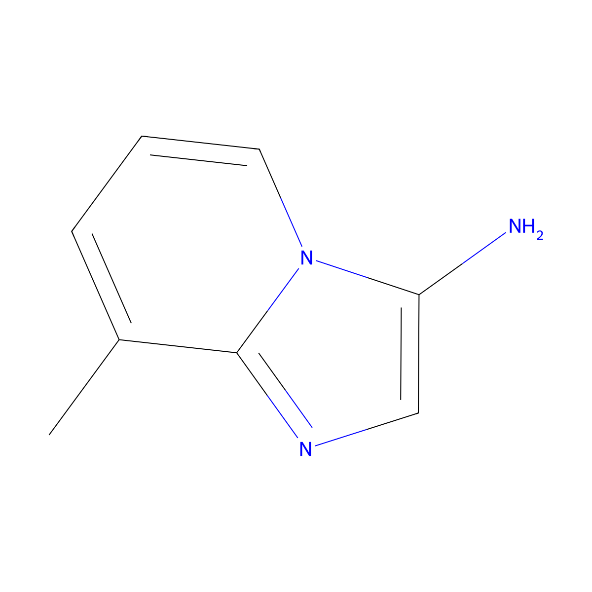8-Methylimidazo[1,2-a]pyridin-3-amine molecular structure, CAS 68739-11-7