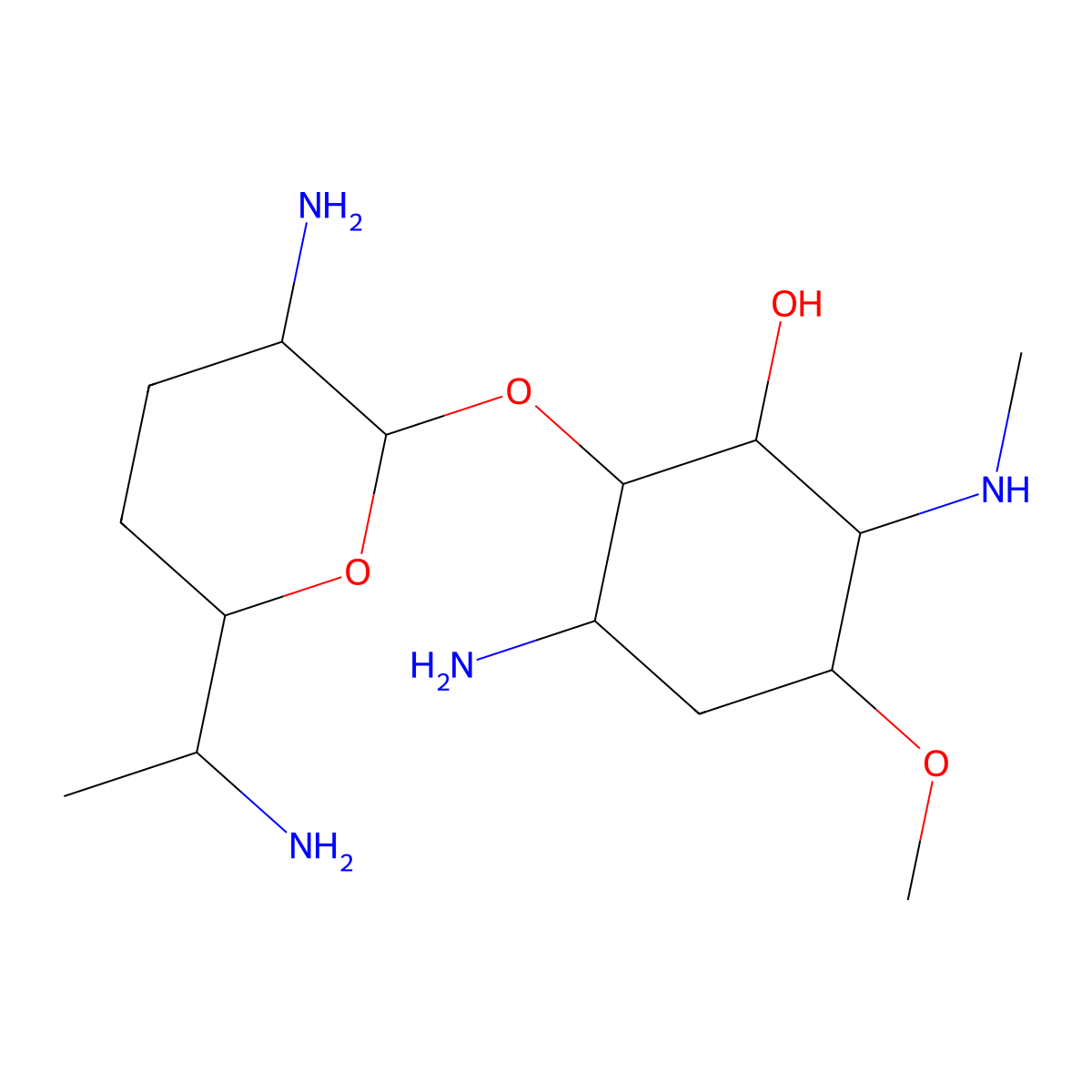 2-Deoxyfortimycin B molecular structure, CAS 68743-78-2