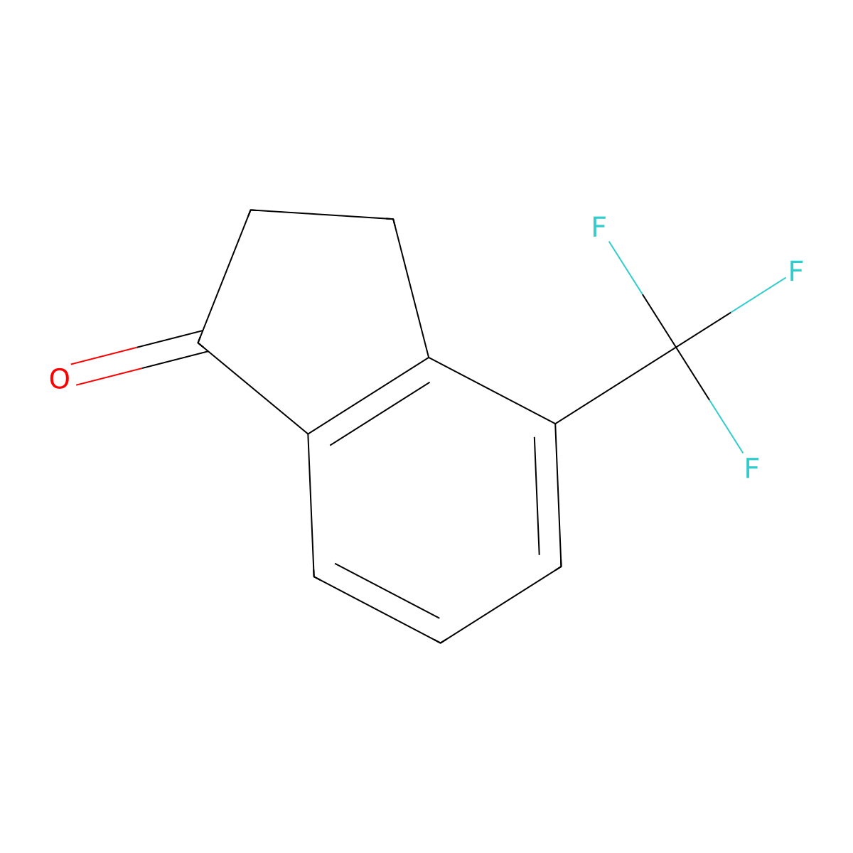 4-(Trifluoromethyl)-1-indanone molecular structure, CAS 68755-42-0