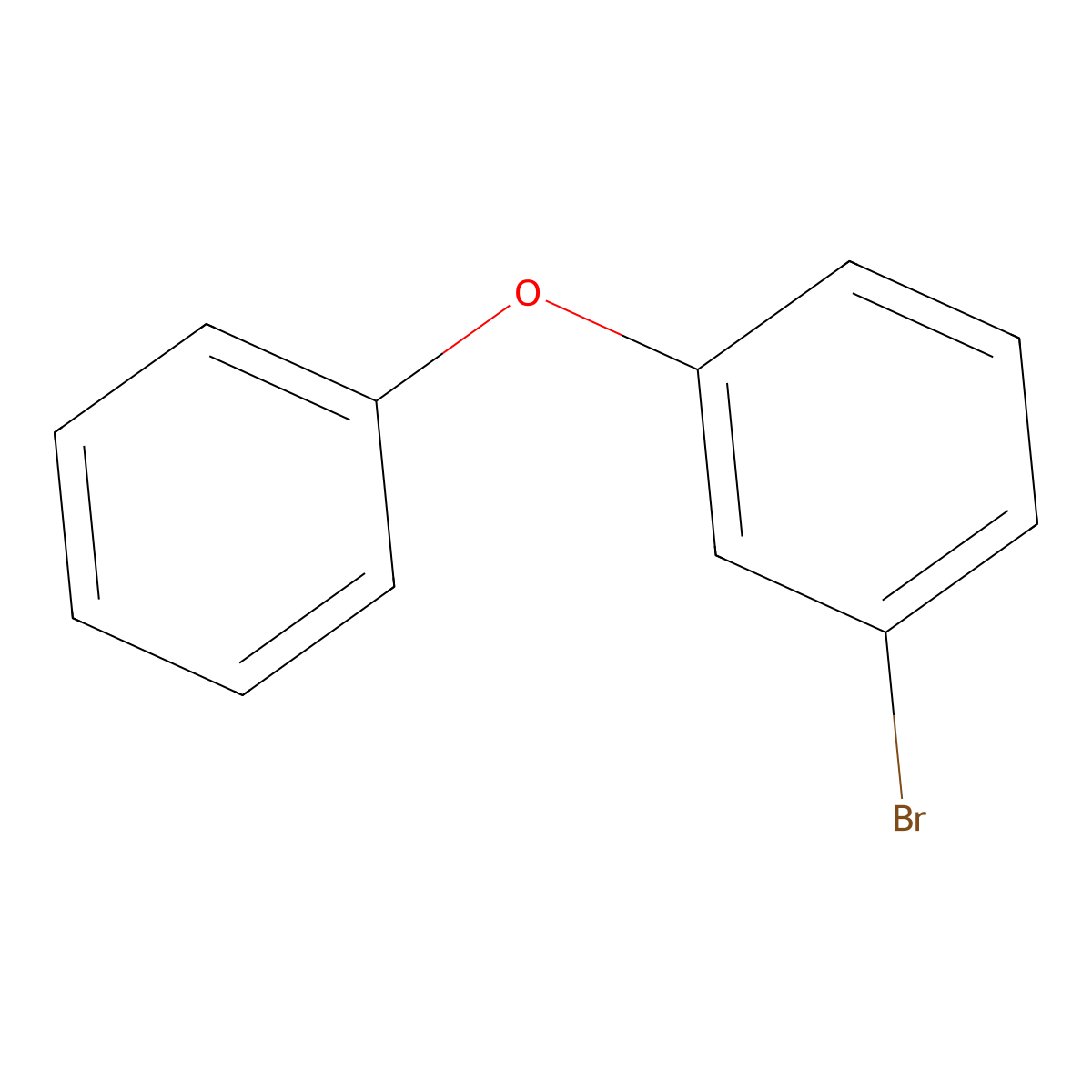 3-Bromodiphenyl ether molecular structure, CAS 6876-00-2