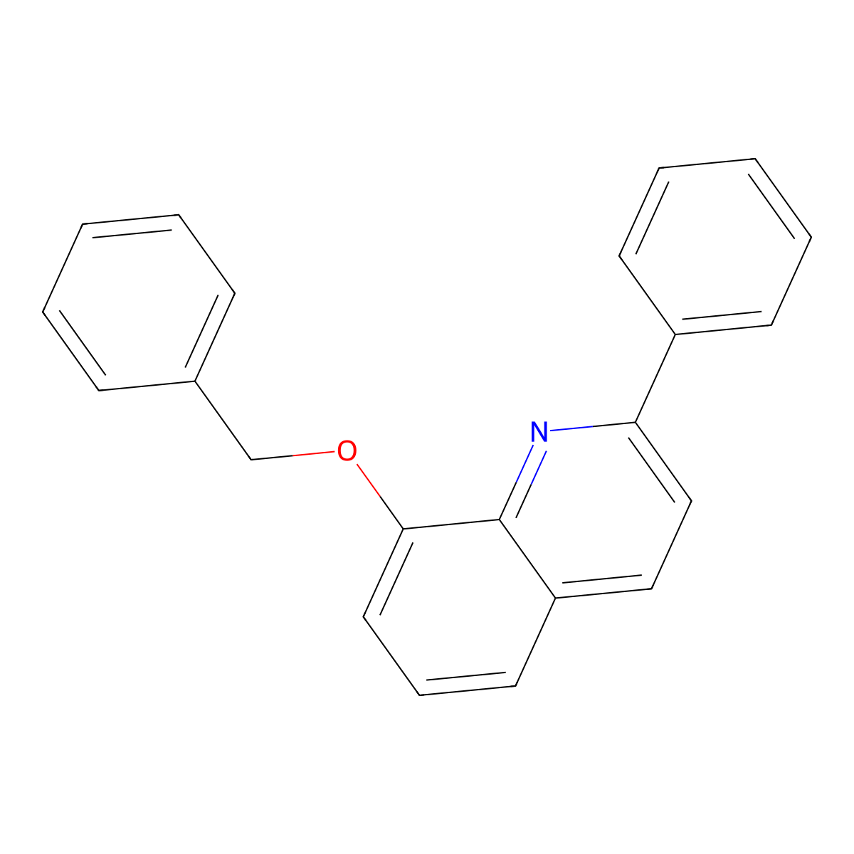 8-(Benzyloxy)-2-phenylquinoline molecular structure, CAS 687637-87-2